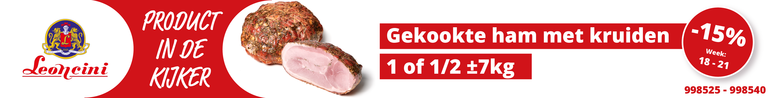 Gekookte ham