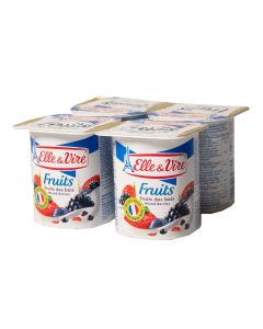 Elle & Vire Fruits De Bois 4x125g