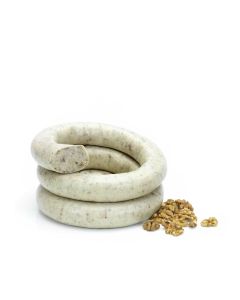 Boudin blanc avec noisettes