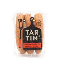 Saucisses BBQ bruschetta 375g