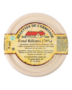 Rillette van eend 70% 8x250g