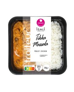 Poulet Tikka Massala + riz 4x350g