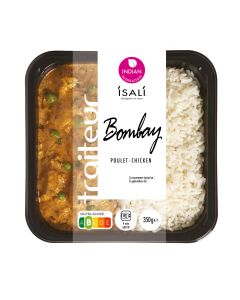 Poulet Bombay + riz 4x350g