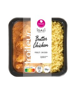 Butter chicken + riz 4x350g