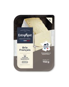 Brie 30 tranches Sandwich 6x750g
