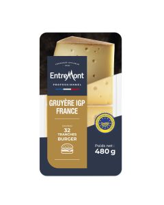 Gruyère 32 tranches burger 8x480g