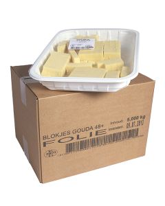 Gouda aperitif cubes 5x1kg