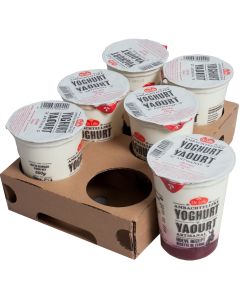 Yoghurt met aardbeien 6x500g