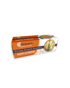 Crispy crackers Pop.pepper 12x95g
