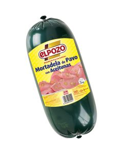 Mortadella Kalkoen Met Olijven2x3kg