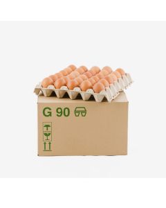 Oeufs bruns M(p.élev.au sol) 90x60g