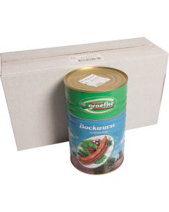 Bockwurst 35pc en boîte 3x3.15kg